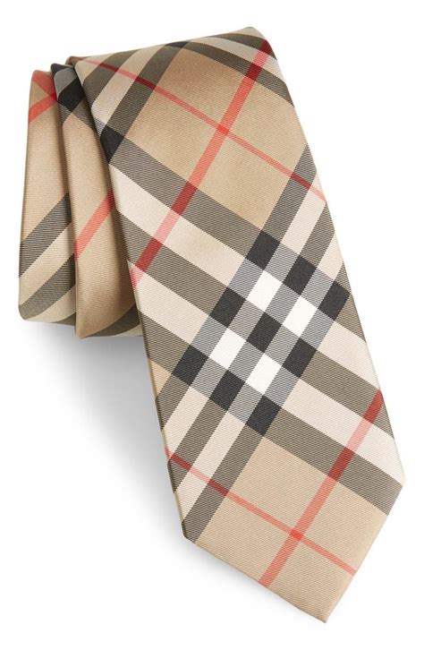 burberry manston silk tie|Burberry Manston Check Silk Tie .